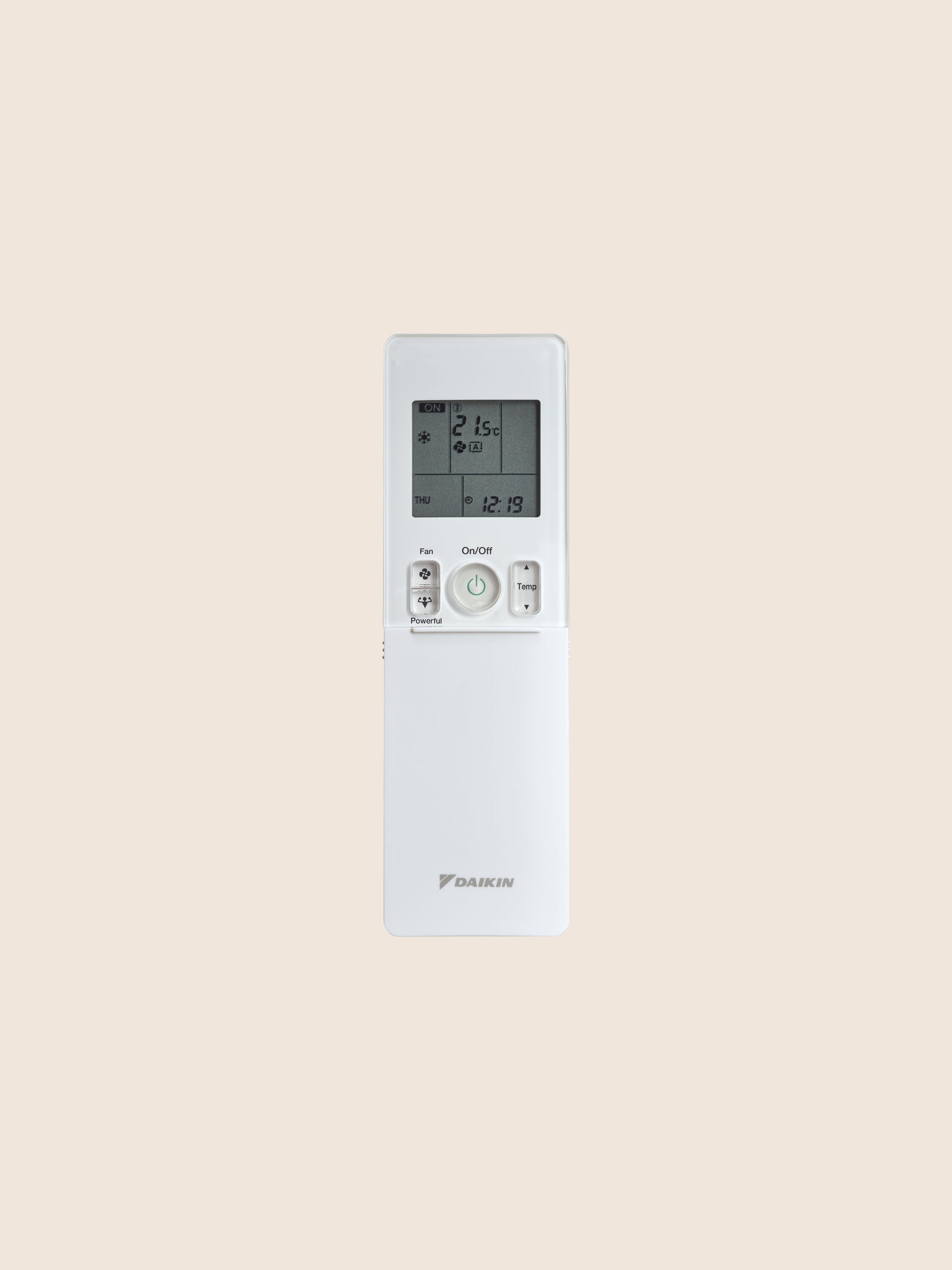 Pack-shot: Telecomando di un climatizzatore Stylish
