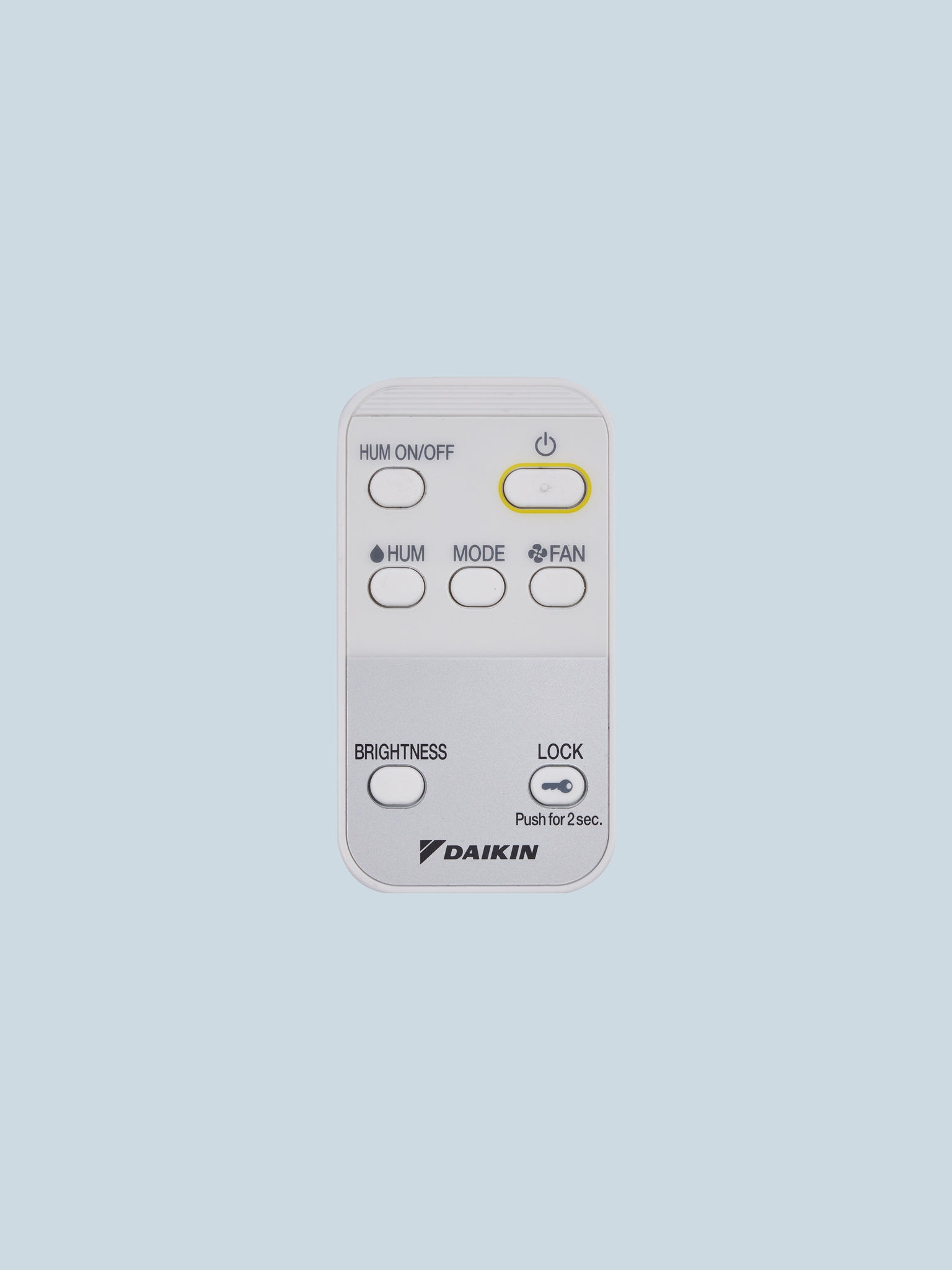Pack-shot: Controllo remoto di un purificatore d'aria MCK55W