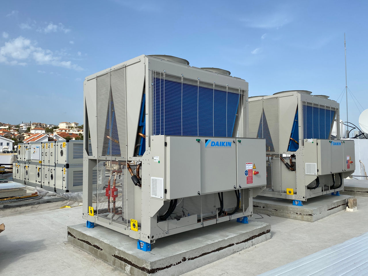 Impianto HVAC installato nell'edificio