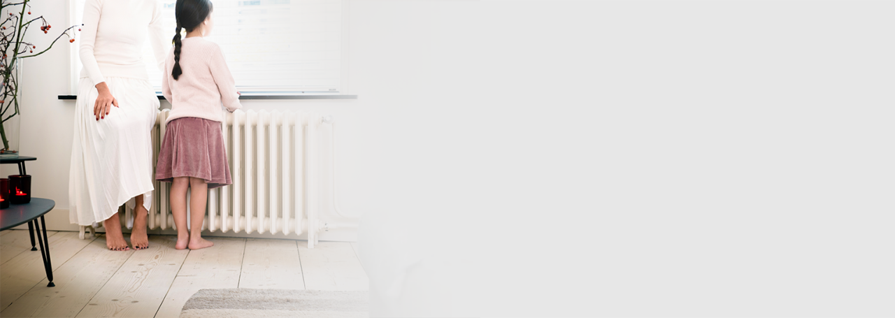 riscaldamento con radiatore aria-acqua ad alta temperatura