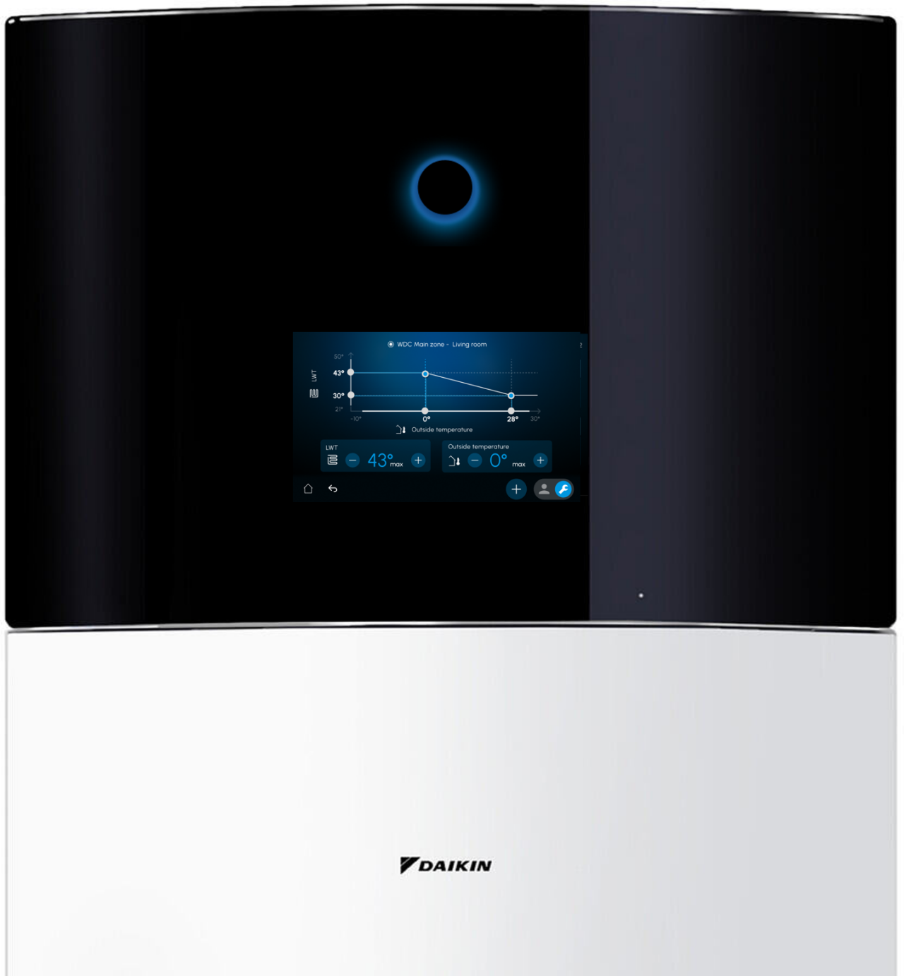 Interfaccia touch-screen multimediale a colori da 5" Daikin Altherma