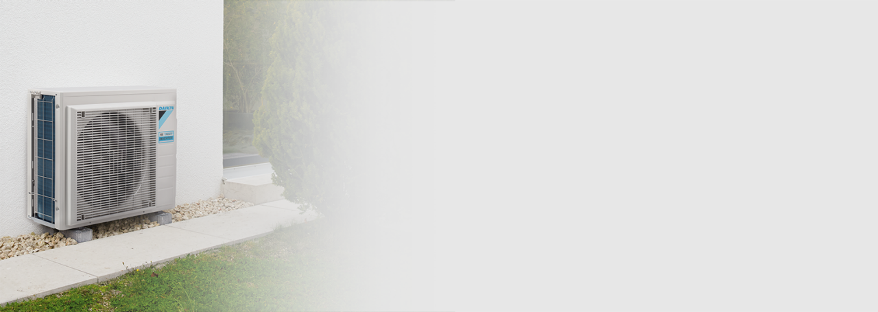 Unità esterna Daikin installata