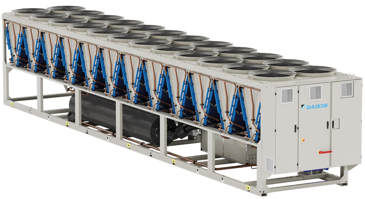 soluzione con refrigeratori per free cooling